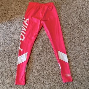 Hot pink Puma leggings